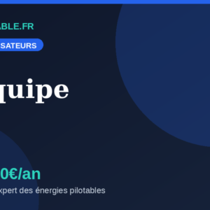 Offre Equipe 1790 euros par an - Pilotable.fr
