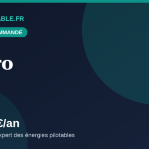 Offre Pro 690 euros par an - Pilotable.fr