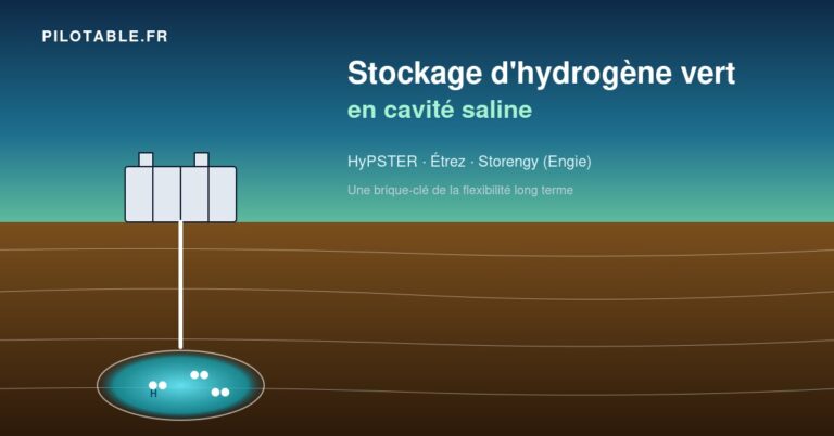 Hydrogène vert : Storengy boucle 100 cycles dans la cavité saline d&rsquo;Étrez et ouvre la voie au stockage saisonnier