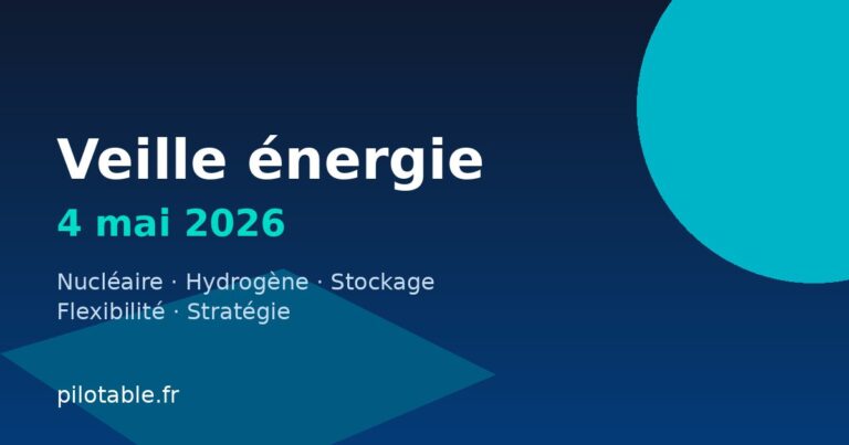 Veille énergie — 4 mai 2026