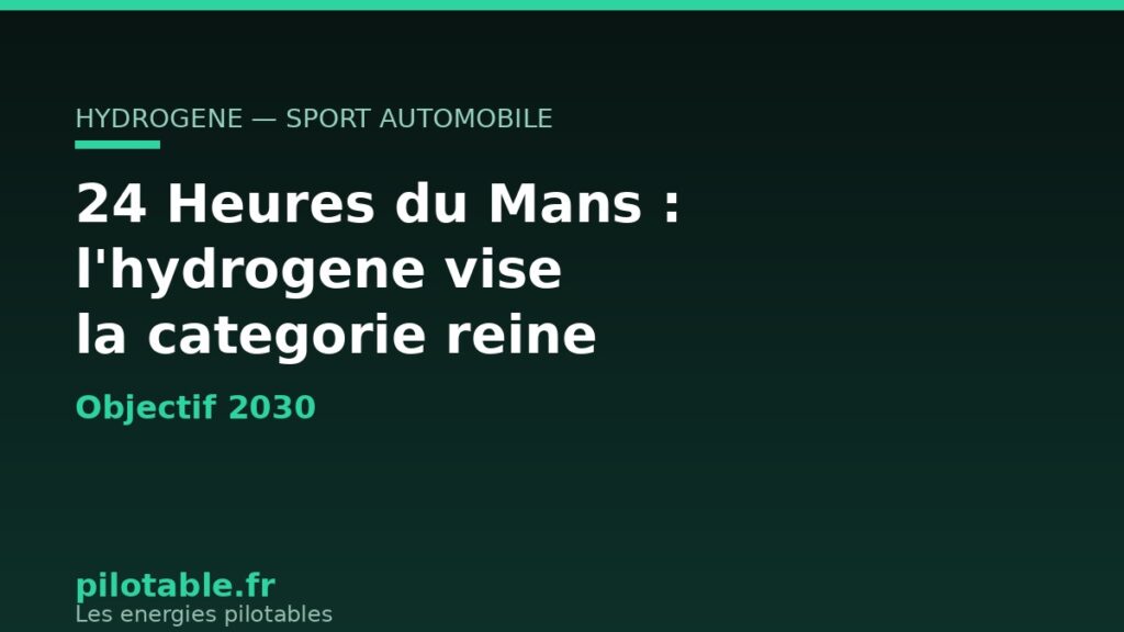 Hydrogene aux 24 Heures du Mans, categorie Hypercar 2030